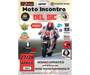 MOTOINCONTRO DEL SIC 27/28 APRILE 2024