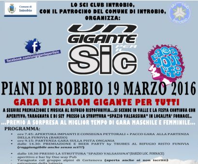 Un gigante per il Sic 2016