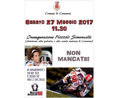 INAUGURAZIONE PIAZZALE MARCO SIMONCELLI